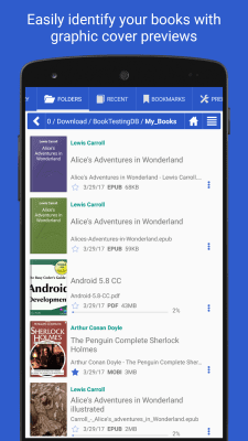 Screenshot of the application PDF Reader Classic - #2