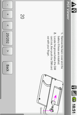 Screenshot of the application PDF Viewer for Android - #2