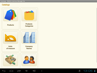 Screenshot of the application Mobile storekeeper lite - #7