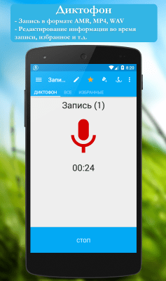 Screenshot of the application Recording calls: CallRec - #7
