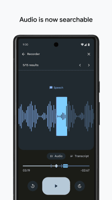 Screenshot of the application Google Recorder - #3