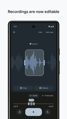 Screenshot of the application Google Recorder - #4