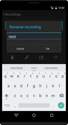 Screenshot of the application Echo - #7