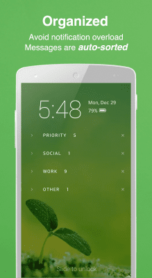 Screenshot of the application Echo Notification Lockscreen - #4