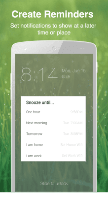 Screenshot of the application Echo Notification Lockscreen - #7