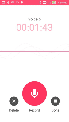 Screenshot of the application ASUS Sound Recorder - #2