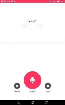 Screenshot of the application ASUS Sound Recorder - #5