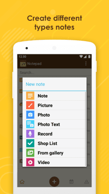 Screenshot of the application PowerAPP Notepad - #2