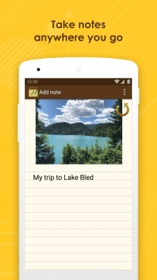 Screenshot of the application PowerAPP Notepad - #7