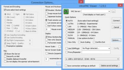 Screenshot of the application UltraVNC - #2