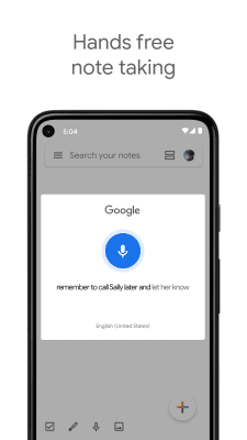 Screenshot of the application Google Keep - #4