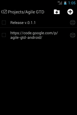 Screenshot of the application Agile Notes - #2