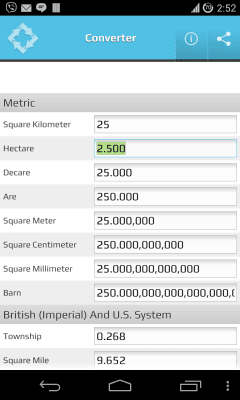 Screenshot of the application Imdev Value Converter - #2