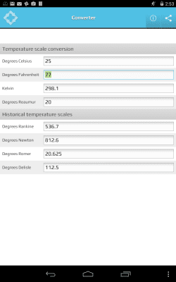 Screenshot of the application Imdev Value Converter - #6