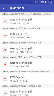 Screenshot of the application Able2Doc PDF to Word - #2