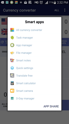 Screenshot of the application SmartWho Exchange Rates - #6
