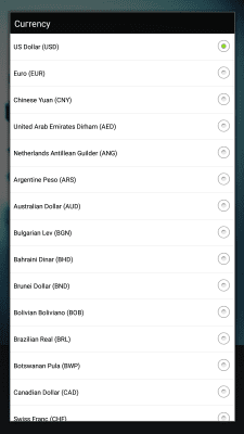 Screenshot of the application Currency converter from Anetcom - #4