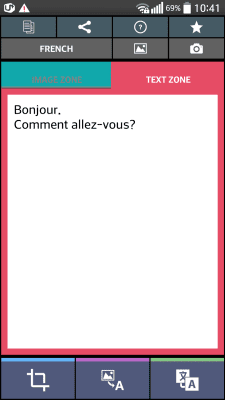 Screenshot of the application Text Scanner French (OCR) - #2