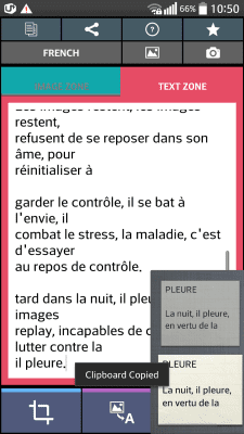 Screenshot of the application Text Scanner French (OCR) - #6