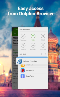 Screenshot of the application Dolphin Translate - #4