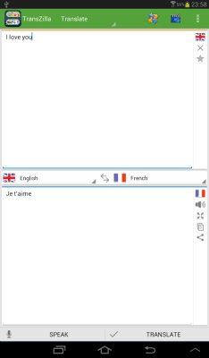 Screenshot of the application TransZilla Translator - #7