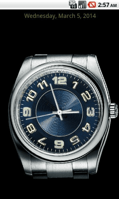 Screenshot of the application Analog clock - #2