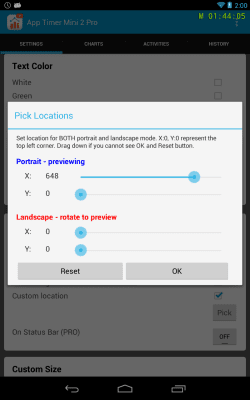 Screenshot of the application App Timer Mini 2 - #11