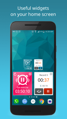 Screenshot of the application Multi Timer Stopwatch - #2
