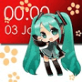 Download Miku Chibi Clock ( Vocaloid )