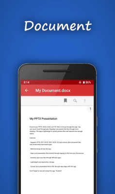 Screenshot of the application My PPTX presentation - #3