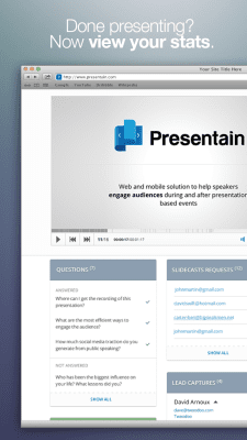 Screenshot of the application Presentain - #4