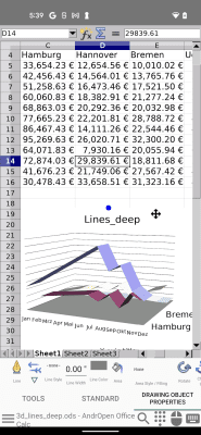 Screenshot of the application AndrOpen Office - #2