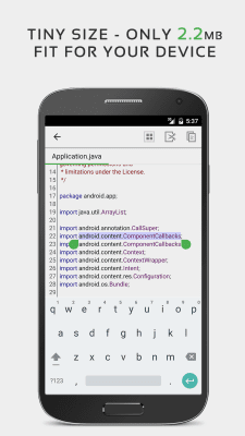 Screenshot of the application QuickEdit Text Editor - #3