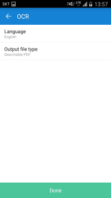 Screenshot of the application Samsung OCR - #2