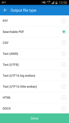 Screenshot of the application Samsung OCR - #4