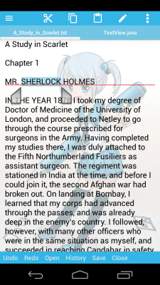 Screenshot of the application Jota+ (Text Editor) - #2