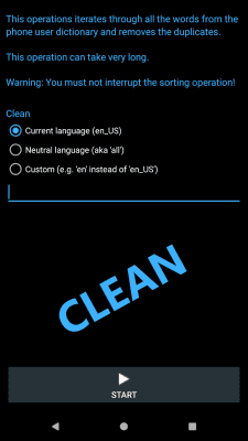 Screenshot of the application User Dictionary Manager (UDM) - #4