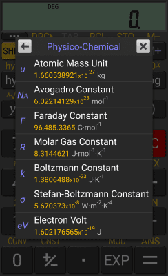 Screenshot of the application RealCalc Scientific Calculator - #8