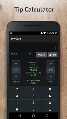 Screenshot of the application My Calc: Scientific Calculator - #4