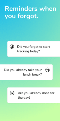 Screenshot of the application Jiffy - Timekeeping - #7