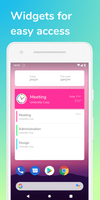 Screenshot of the application Jiffy - Timekeeping - #8