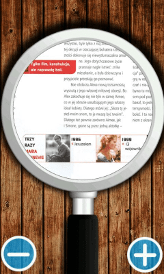 Screenshot of the application Mobiem Magnifying Glass - #2