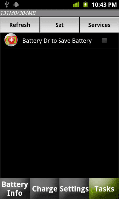 Screenshot of the application Battery Dr saver+a task killer - #3