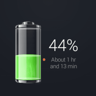 Screenshot of the application Battery - #7