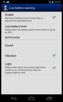 Screenshot of the application 2x Battery - Battery Saver - #7