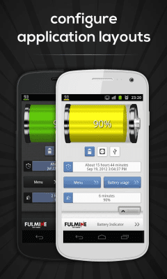 Screenshot of the application Battery Indicator - #3