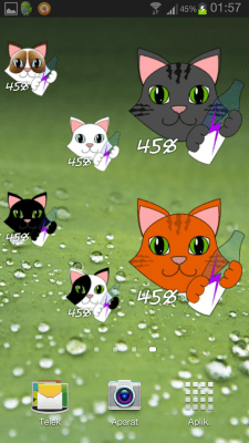 Screenshot of the application Kitty cat batteries - #5