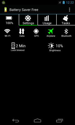 Screenshot of the application battery saver free - #3