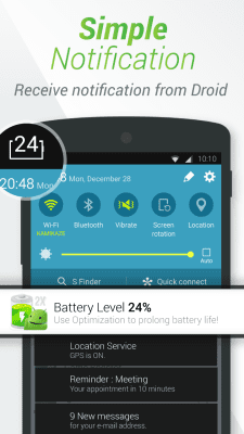 Screenshot of the application Battery Saver 2X - #7