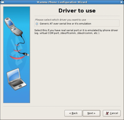 Screenshot of the application gammu - #2